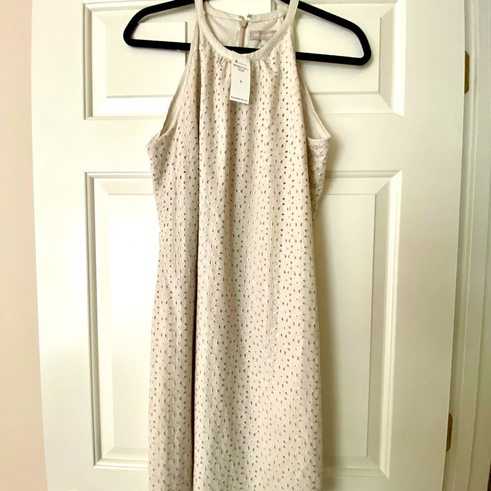Banana Republic embroidered Dress, never worn, tag still on.